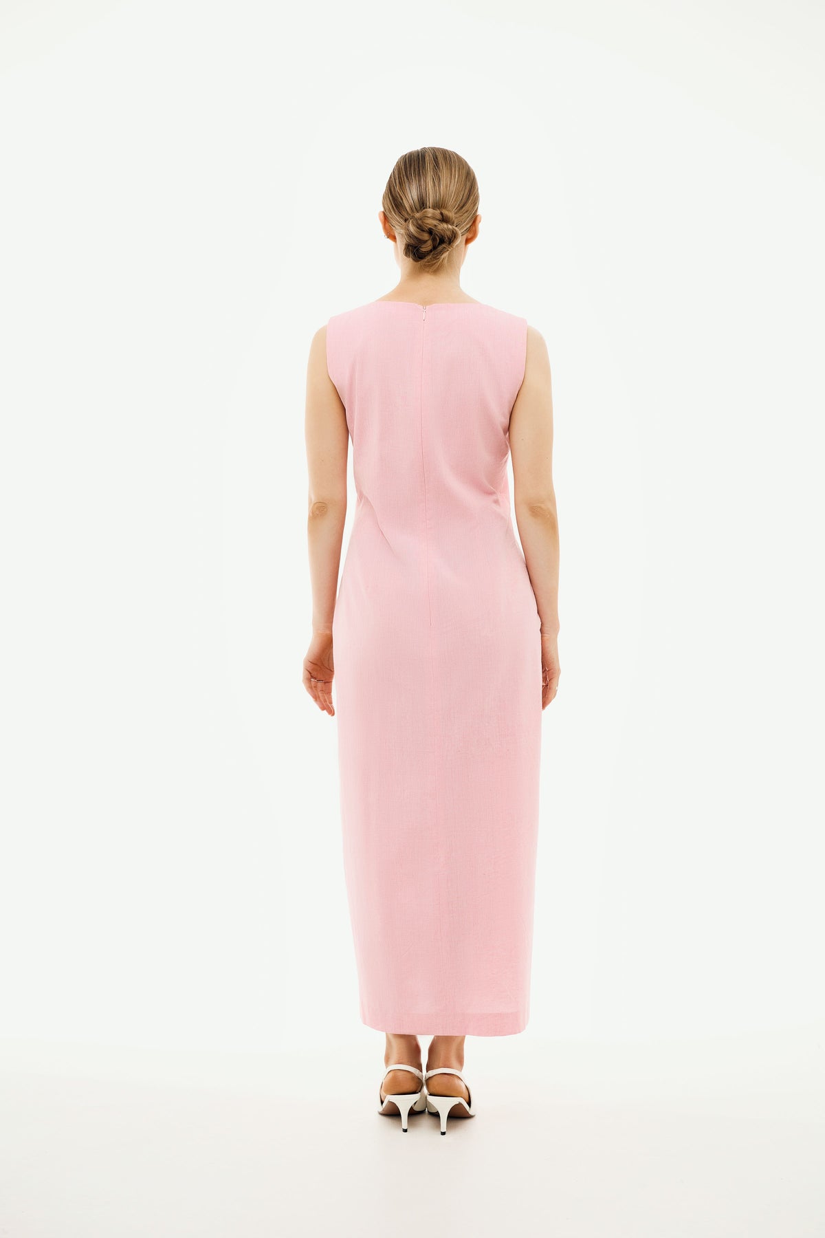 Michelle Light Pink Maxi Dress | Organic Cotton